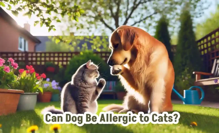 Can dog be allergic to cats? Signs & Solutions