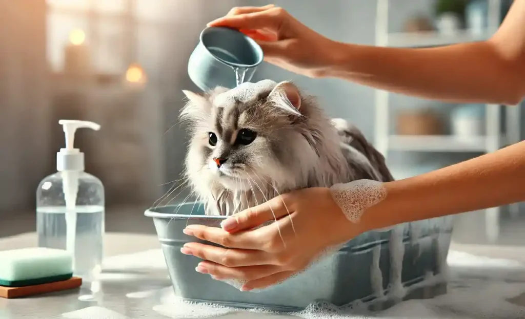 How to Safely Bathe Your Cat?
