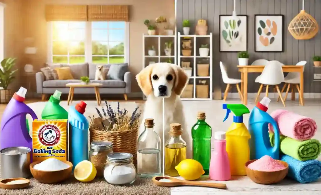 Natural Solutions vs. Store-Bought Products to Get Dog Pee Smell Out of Carpet